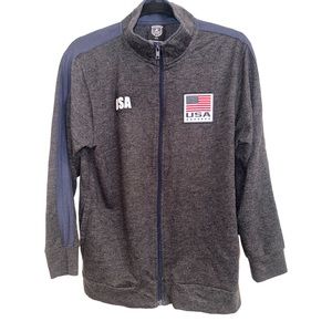 Eleven | Men’s  Gray | USA Zip Up Fleece | Size Small